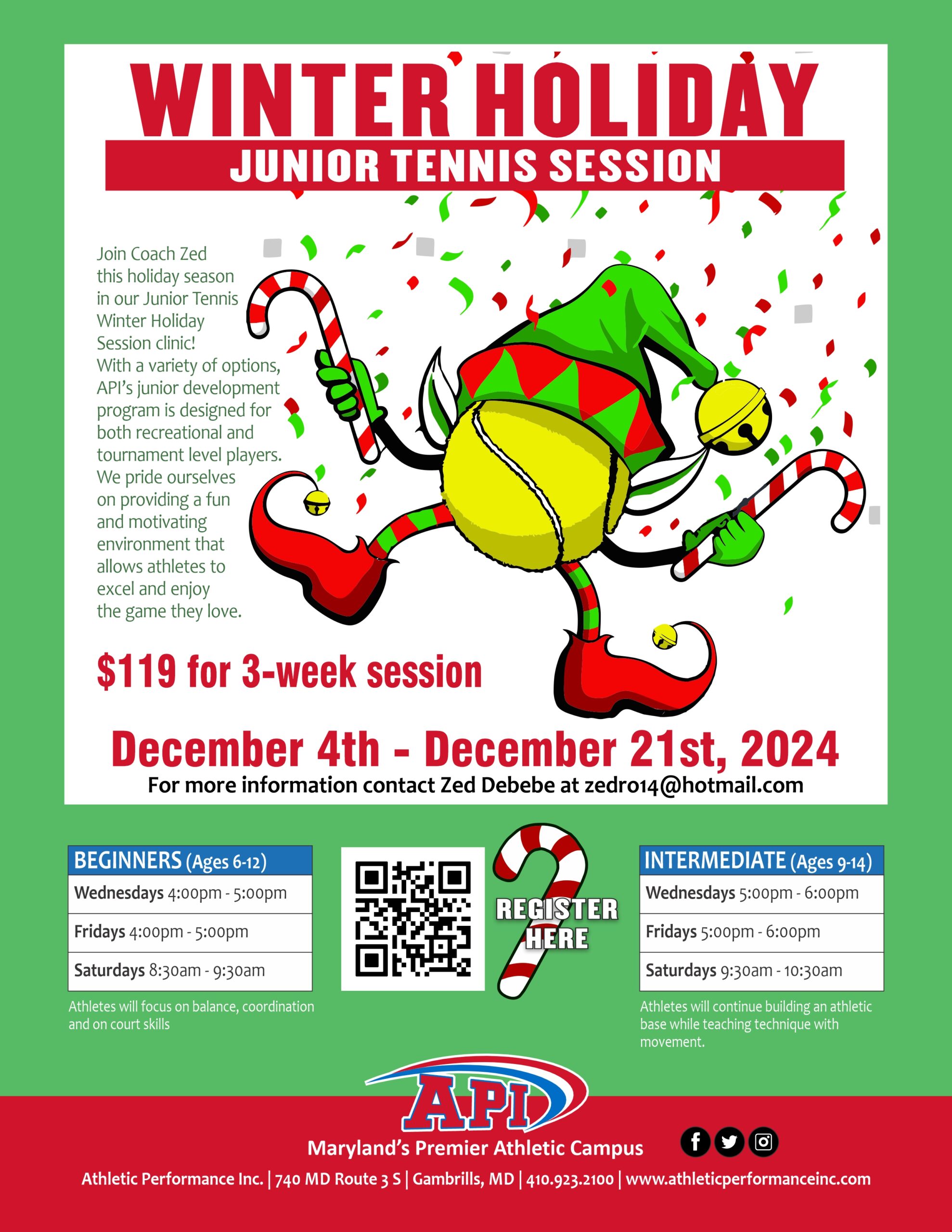 TennisJrClinicsFlierWinterDec24HolidayB